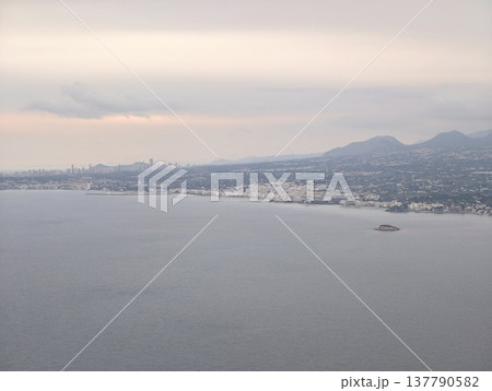 Morning Waterfront Scene, Tranquil Coastal Town At Dawn Displaying Gentle Pastel Shades And Marina Views Morning Waterfront Scene, Tranquil Coastal Town At Dawn Displaying Gentle Pastel Shades And Marina Views 137790582