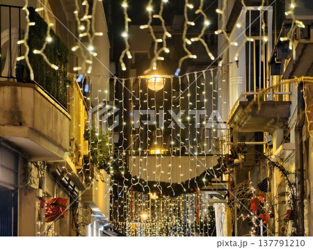 Sophisticated Luminous Decorations Creating Glamorous Atmosphere For Urban Festival Celebrations Sophisticated Luminous Decorations Creating Glamorous Atmosphere For Urban Festival Celebrations 137791210