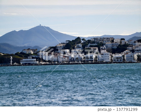 Seaside Village With Stunning Views, Beautiful Beach Resort Showcasing Hills And Vibrant Ocean Scenery 137791299