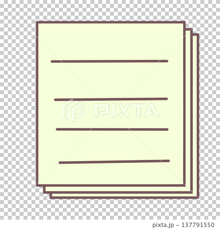 シンプルな書類 シンプルな書類 137791550
