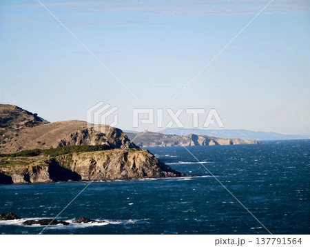 Bright Coastal View, Luminous Coastal Ridge Showcasing Dramatic Landforms And Inviting Exploration Bright Coastal View, Luminous Coastal Ridge Showcasing Dramatic Landforms And Inviting Exploration 137791564