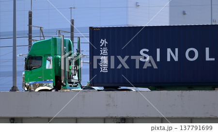 トレーラートラック　イメージ 137791699