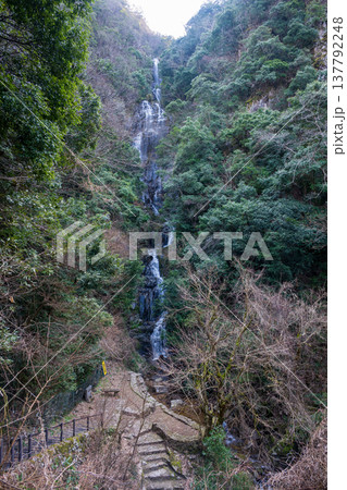 日本の広島県三次市の常清滝の美しい風景 137792248