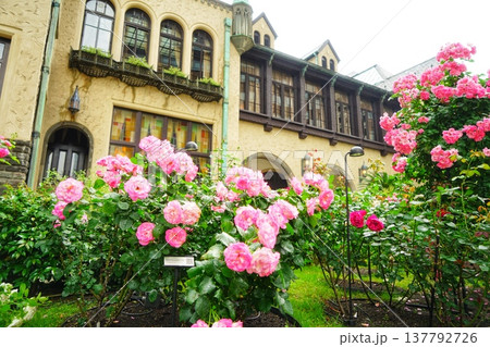 洋館と薔薇 洋館と薔薇 137792726