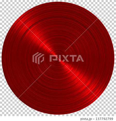 紅色圓圈（金屬質感材質） 137792799