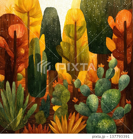 frame of flowers 137793391