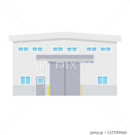工場の建物イラスト 工場の建物イラスト 137793660