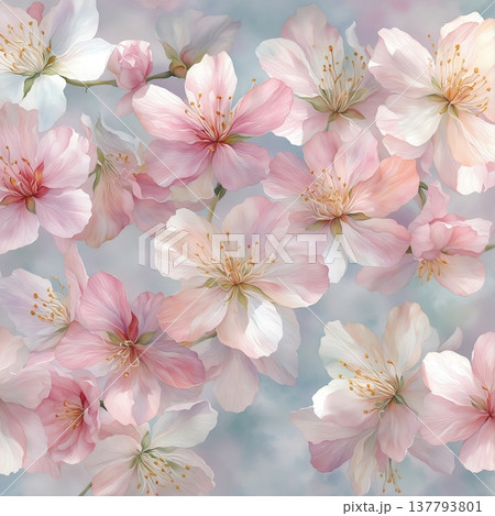 pink cherry blossom sakura in spring season pink cherry blossom sakura in spring season 137793801