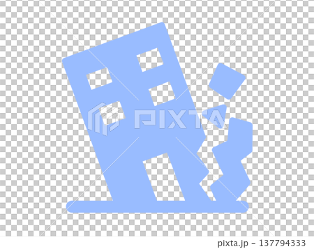 Earthquake Icon 2 - Simple - Blue Earthquake Icon 2 - Simple - Blue 137794333
