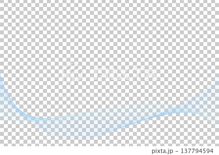 簡單的藍色曲線波浪背景。 簡單的藍色曲線波浪背景。 137794594