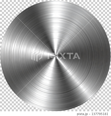 銀色，銀色金屬質感圓盤材料 137795181