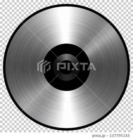 銀色，銀色金屬質感圓盤材料 137795183