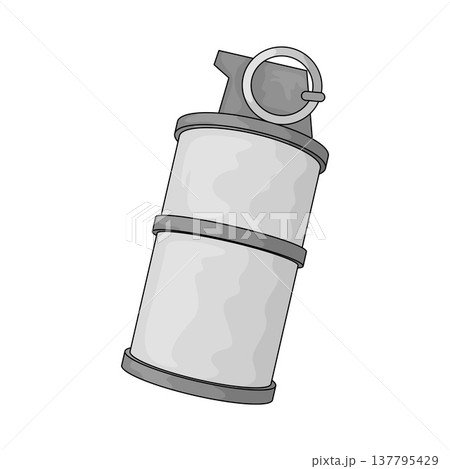 Illustration of Tear Gas Illustration of Tear Gas 137795429