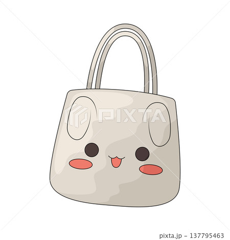 Illustration of Bunny Tote Bag Illustration of Bunny Tote Bag 137795463