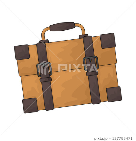 Illustration of Valise Bags 137795471