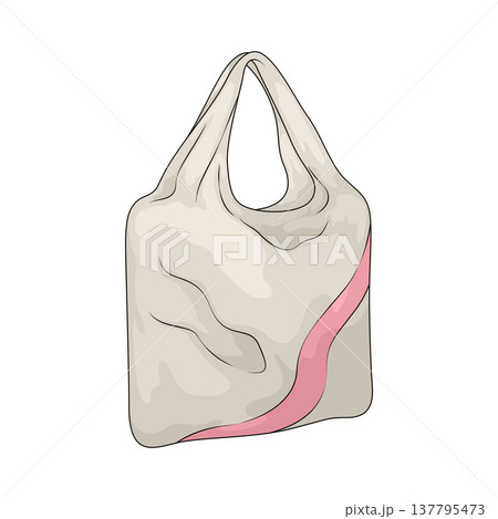 Illustration of tote bag Illustration of tote bag 137795473