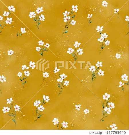 round frame with flowers 137795640