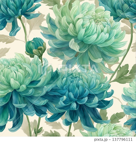 seamless pattern with flowers watercolor seamless pattern with flowers watercolor 137796111