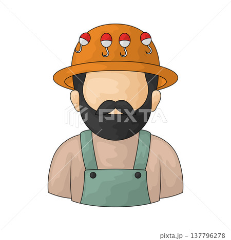 Illustration of Fisherman Illustration of Fisherman 137796278