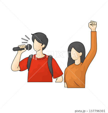 Illustration of Activism Illustration of Activism 137796301