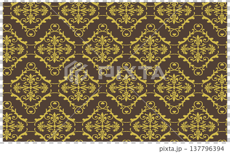 Luxurious and elegant gold European decorative pattern background Luxurious and elegant gold European decorative pattern background 137796394