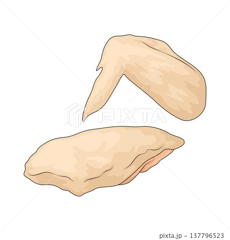 Illustration of Chicken wings Illustration of Chicken wings 137796523