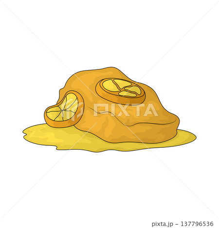 Illustration of Chicken and Lemon Illustration of Chicken and Lemon 137796536