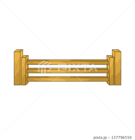 Illustration of Farm Gate Illustration of Farm Gate 137796550