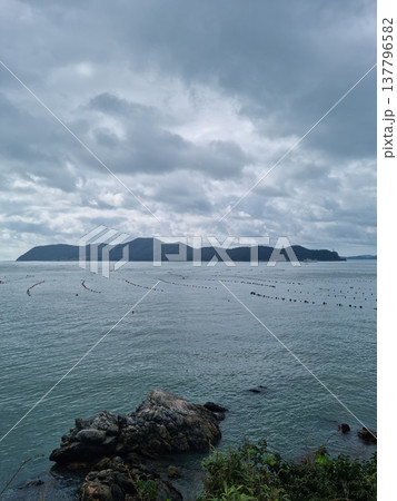 This is the seascape of Ttangkkeut Village in Korea.	 137796582