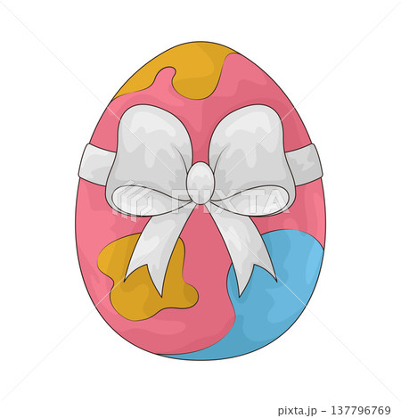 Illustration of Surprise Egg Gift Illustration of Surprise Egg Gift 137796769