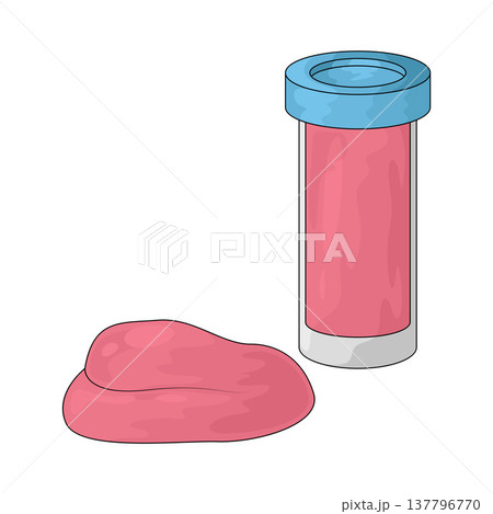 Illustration of DIY Slime Illustration of DIY Slime 137796770