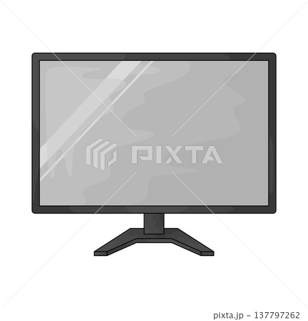 Illustration of Tv Monitor 137797262