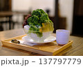 美しい見た目の抹茶かき氷 137797779