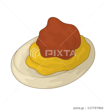 Illustration of Deviled Eggs 137797960
