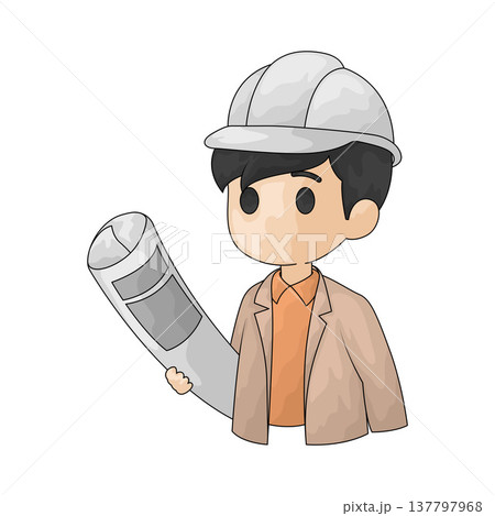 Illustration of Architect Illustration of Architect 137797968