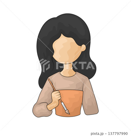 Illustration of Artist Illustration of Artist 137797990