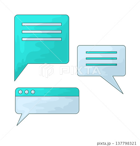 Illustration of Anonymous Chat 137798321