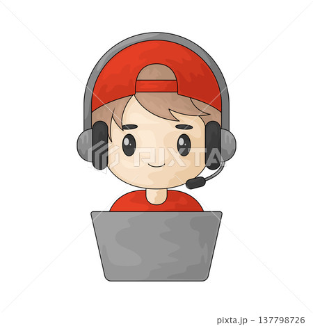 Illustration of customer service 137798726