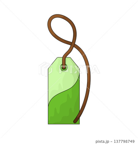 Illustration of delivery tag Illustration of delivery tag 137798749