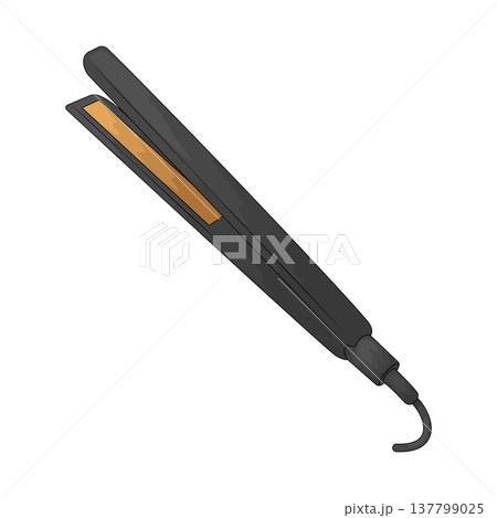 Illustration of Styling Iron 137799025