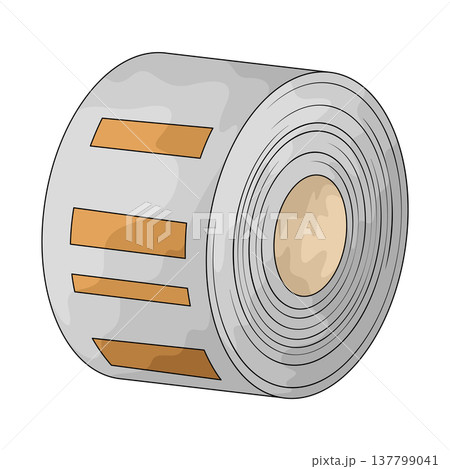 Illustration of Neck Paper Illustration of Neck Paper 137799041