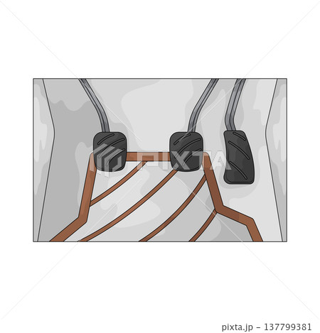 Illustration of Pedals System Metic 137799381