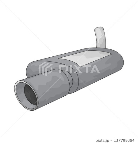 Illustration of Exhaust System Illustration of Exhaust System 137799384