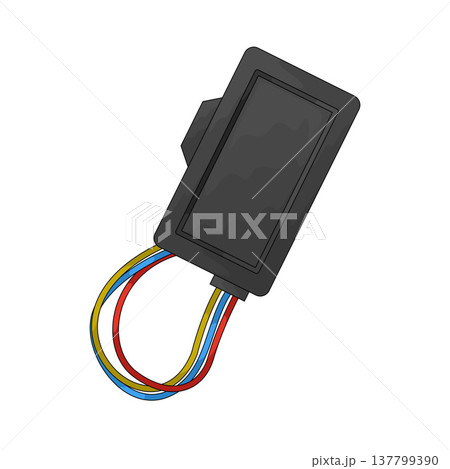 Illustration of cars rear view mirror switch Illustration of cars rear view mirror switch 137799390
