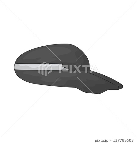 Illustration of Side Mirror Illustration of Side Mirror 137799505