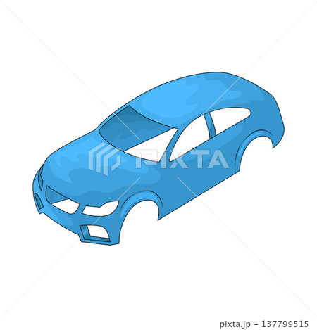 Illustration of Car body 137799515
