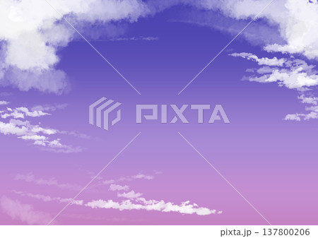 いろいろな時間帯の空 137800206