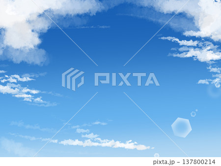 いろいろな時間帯の空 137800214