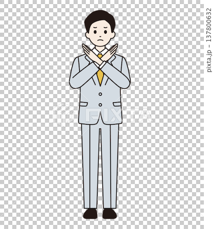 一名身穿西裝的男子擺出不雅姿勢(全身照) 一名身穿西裝的男子擺出不雅姿勢(全身照) 137800632