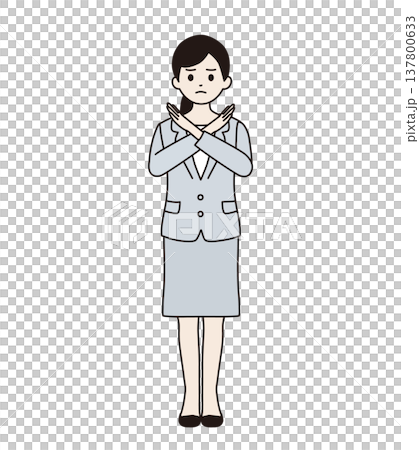 一名身穿西裝的女子擺出不雅姿勢(全身照) 一名身穿西裝的女子擺出不雅姿勢(全身照) 137800633